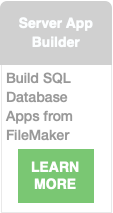 Build SQL Database Apps from FileMaker