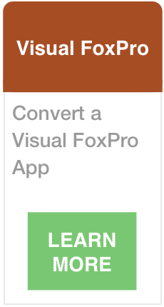 Transition from Visual FoxPro to anything