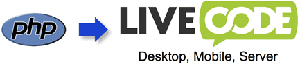 PHP to LiveCode Conversion Service - Header graphic