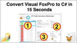 Convert Visual FoxPro to C# in 15 Seconds Video