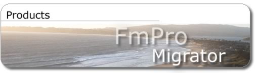 Products - FmPro Migrator - Title Graphic